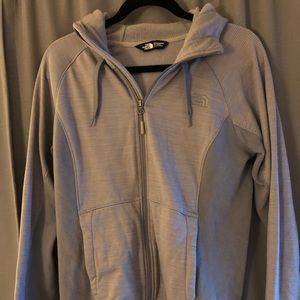 Gray full zip jacket